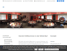Tablet Screenshot of mittel-bar.com